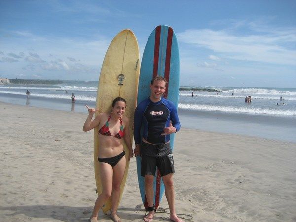 Surfing Bali Baby