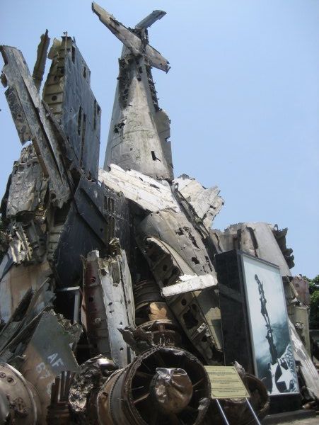 Airpland Wreckage at Army Museum