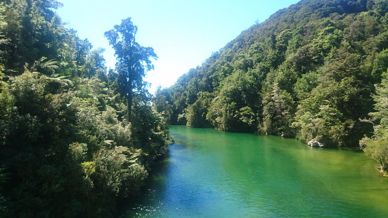 Abel Tasman National Park von der Hängebrücke