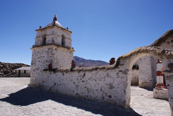 Die Kirche im Dorf Parinacota