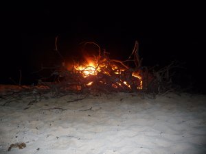 Bonfire at Newyear