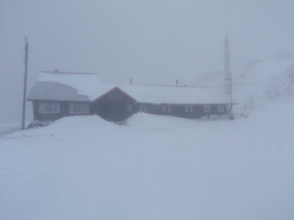 The ski lodge after more snow!