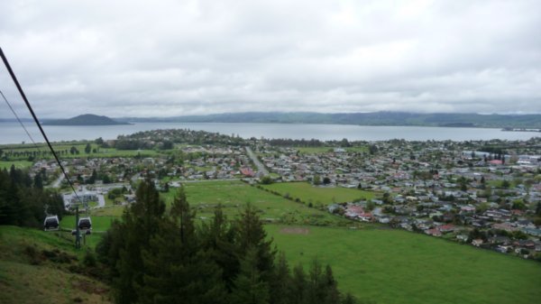 View over Rotorua aka Rotovegas