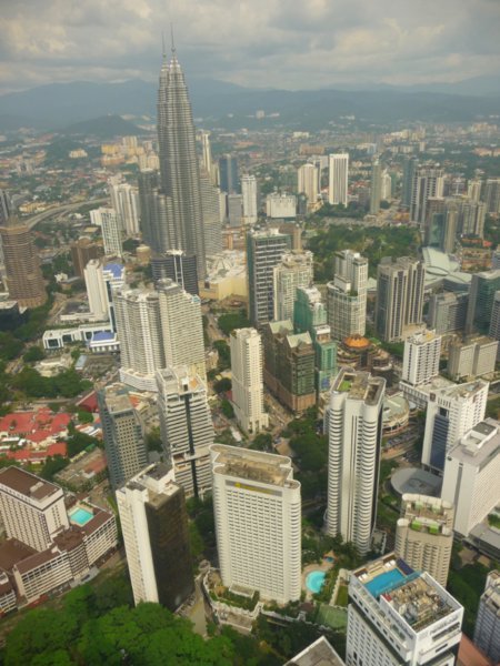 View of the city from KL Tower