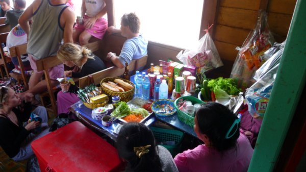 The tuck shop on-board