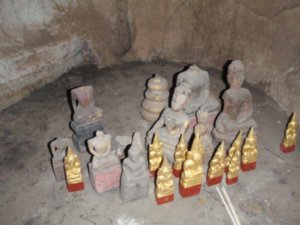 Some Buddhist chess pieces