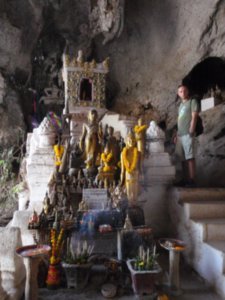 The shrine in the lower cave