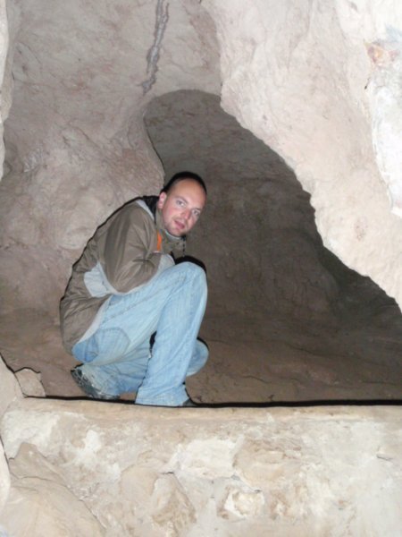 Ross in 'Nouhak Phoumsavan's Cave'