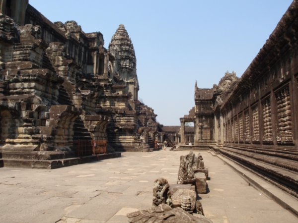 The inner most courtyard at Angkor Wat