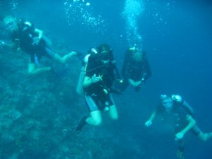 Our dive group for the day at Sipadan