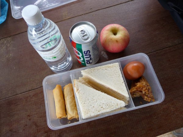 Our comprehensive packed lunch...