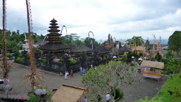 View over Besakih temple