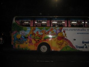 Our bus to Bangkok
