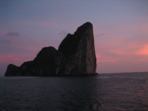 Sunset from Phi Phi Ley