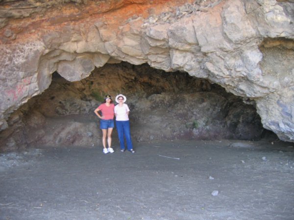 Cave on Okains Beach