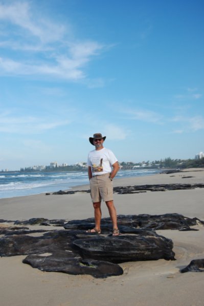 Randy on the beach