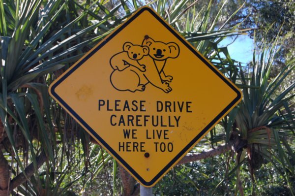 typical road sign