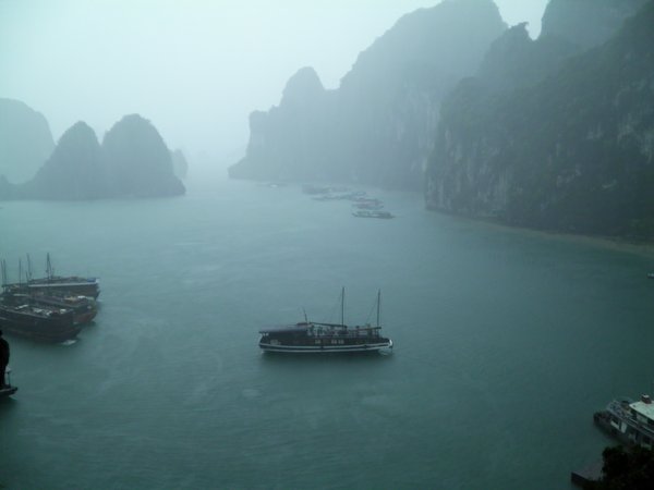 Misty Morning Ha Long Bay