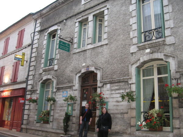 Our hotel in Brantome