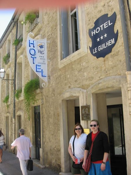 Our hotel in Montpellier
