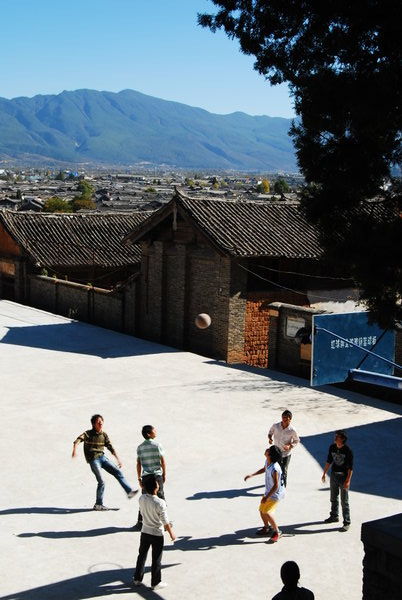 Basketball in Old Town Lijiang