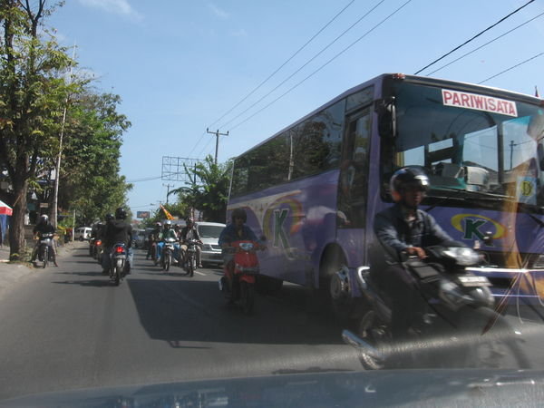 Traffic in Denpasar, Bali