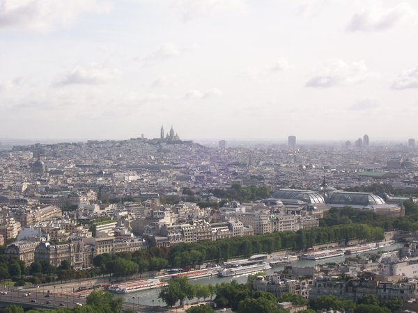 Views from the Eiffel Tower
