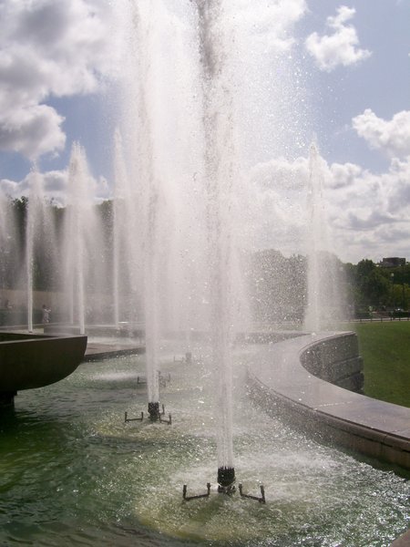 Fountains at the Trocadero