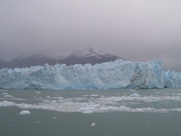 Approaching the Perito Moreno Glacier