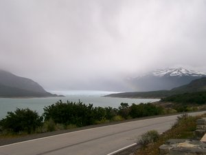 First Sight of Perito Moreno Glacier