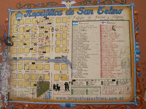 Map of San Telmo