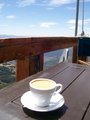 Having a coffee at the Top!