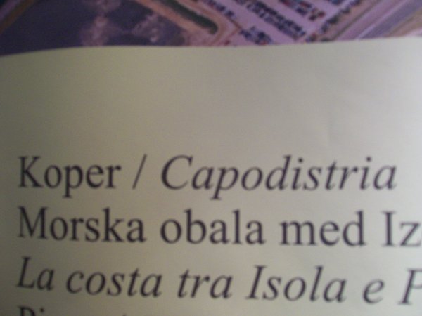Known as Capodistria!