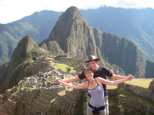 Indi und Jones auf den Anhoehen der vermeintlich letzten Stadt der Inkas