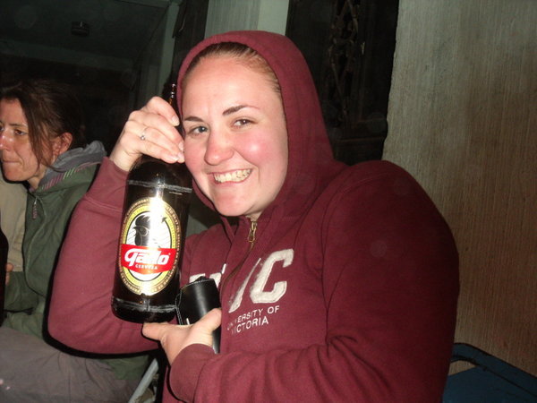 Litre bottles of Guatemalan beer
