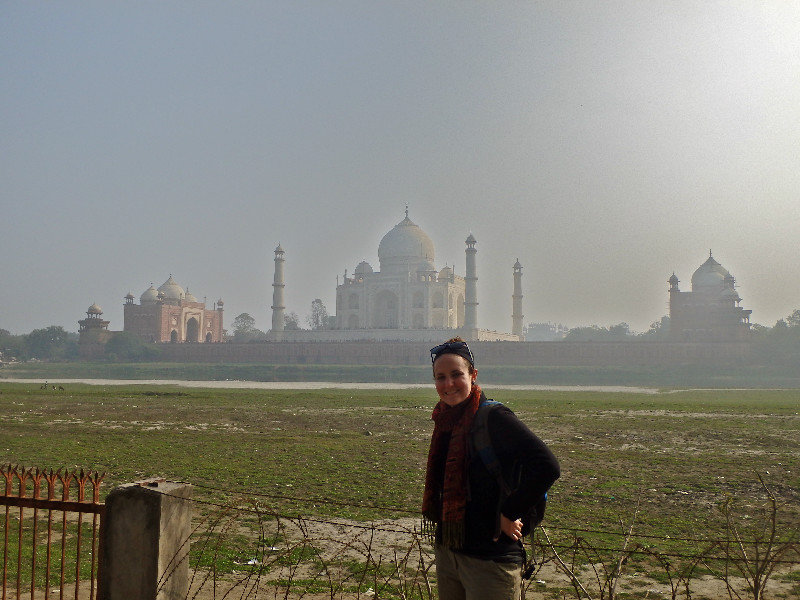 Taj Mahal from across the river