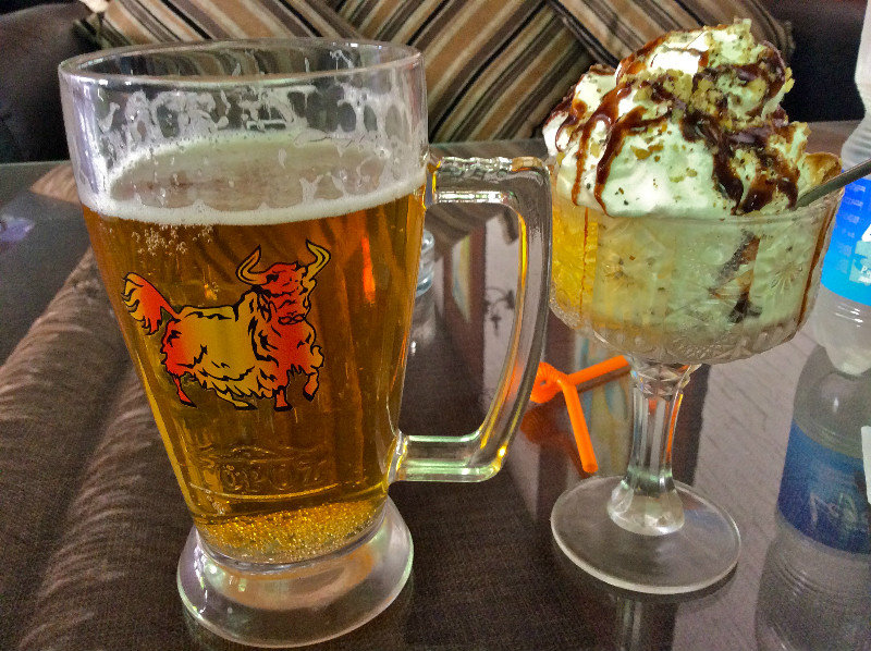 Beer and ice cream sundae, thank you city life!