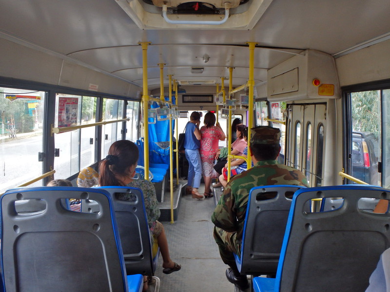 Inside the #12 bus at low time