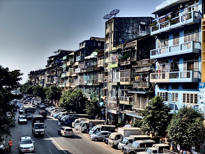 Yangon streetside