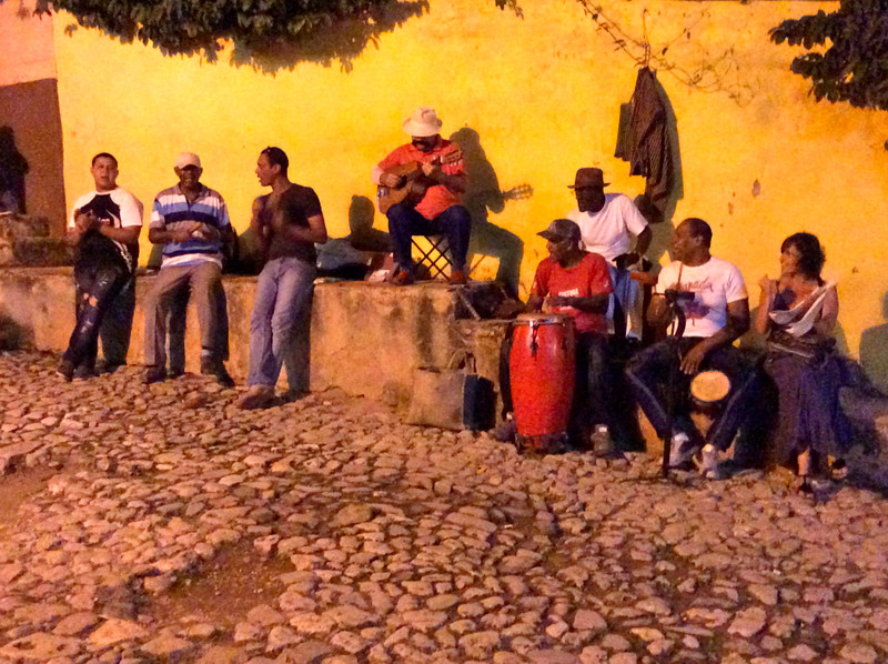 Great music on the street in Trinidad!