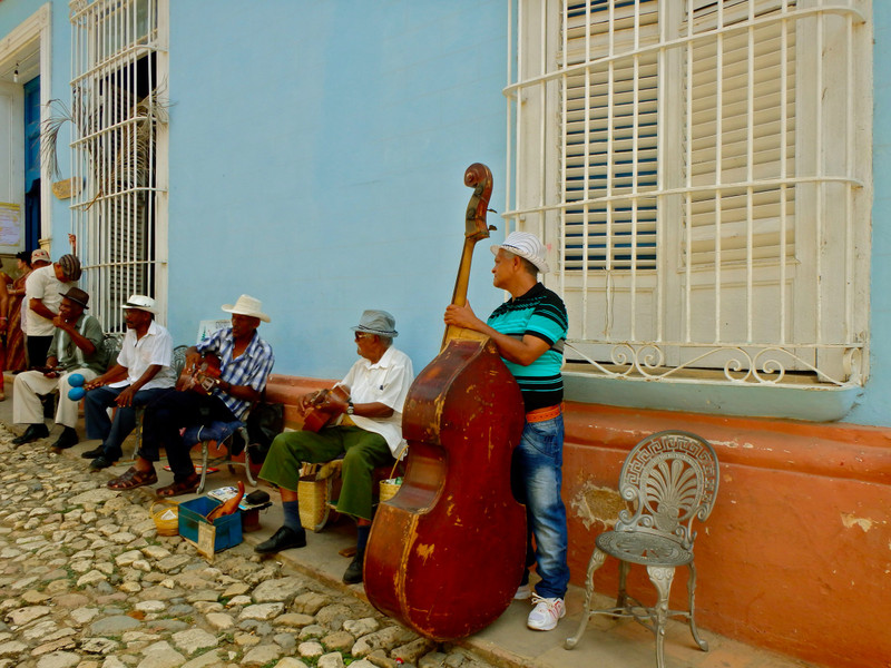 Great street music in Trinidad