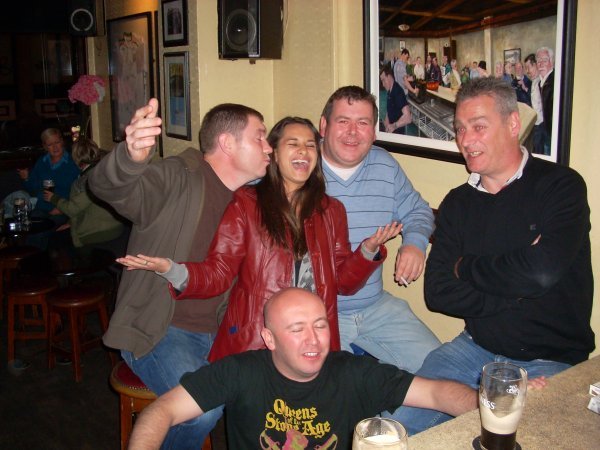 Making friends with the locals of O'Brien's