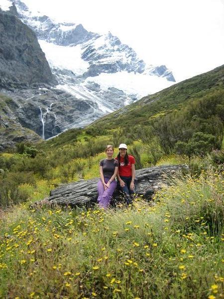 Me and Rachel at Rob Roy glacier