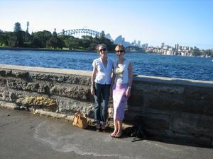 Me and Vanessa at Sydney Harbour Botanical Gardens 