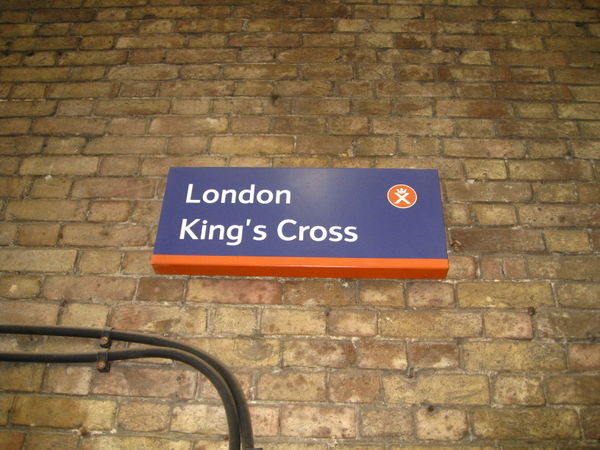 We arrive at King's Cross Station