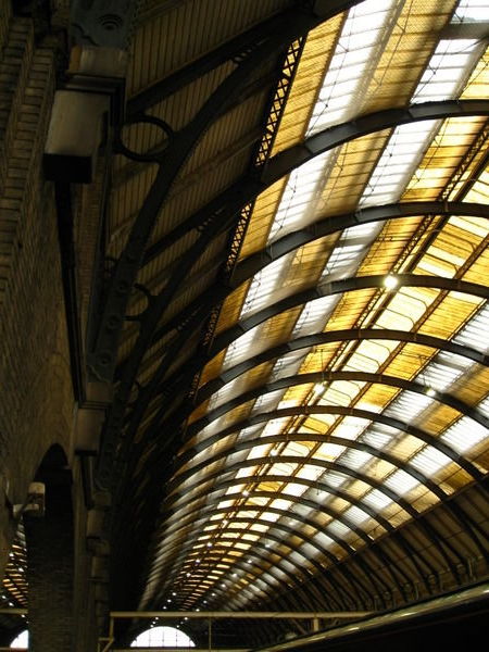 The ceiling of King's Cross station