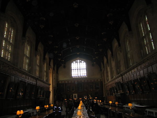 The Christ Church Refectory (dining hall)