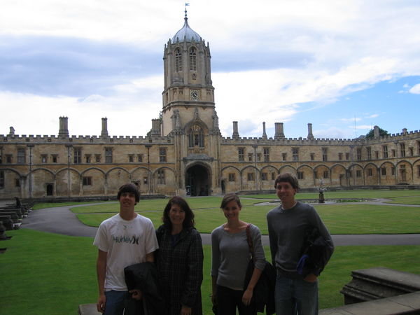 With Miriam Outside Christ Church College