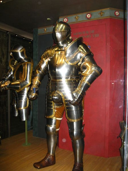 Henry VIII's Armor in the Armories in White Tower