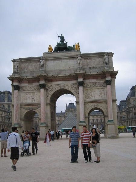 At the Entrance to the Louvre